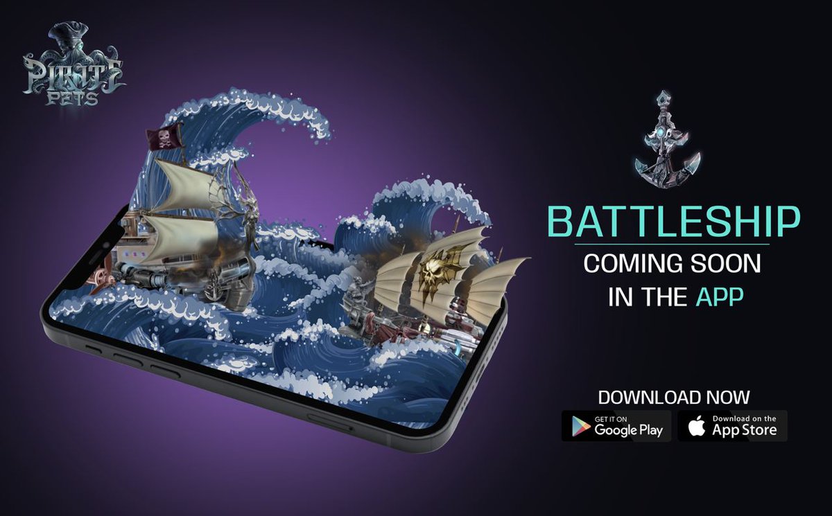🎉Starting next week, gear up to dive into our mobile app's thrilling world of the Battleship game feature. 
🚢Prepare your strategy, challenge your friends, and conquer the seas. 
⚓️Stay tuned and get ready to make some waves! 
📲 Download Now piratepets.app.link