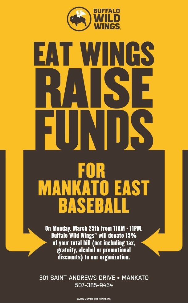 cwillaert's tweet photo. Hey, @MankatoEastBase give this a retweet to help spread the word! @BWWings and ⚾️, 2 of my favorite things! https://t.co/4Eq9icLSQ5
