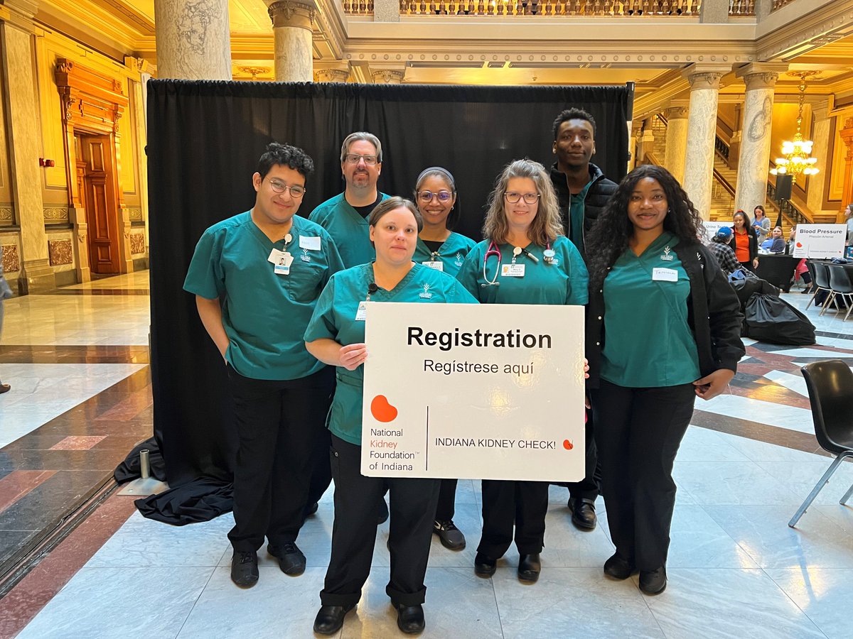 Kidney health is an issue near and dear to my heart, and I always appreciate the annual Kidney Screening Day at the Statehouse. Thanks to all the volunteers and members of the public who participated today!