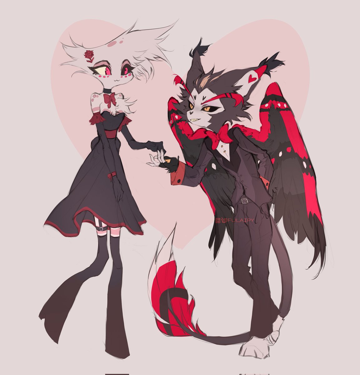 Fulaipy's tweet image. best date in hell

#HazbinHotel #HazbinHotelFanart #hazbin #huskerdust #husk #angeldust #art