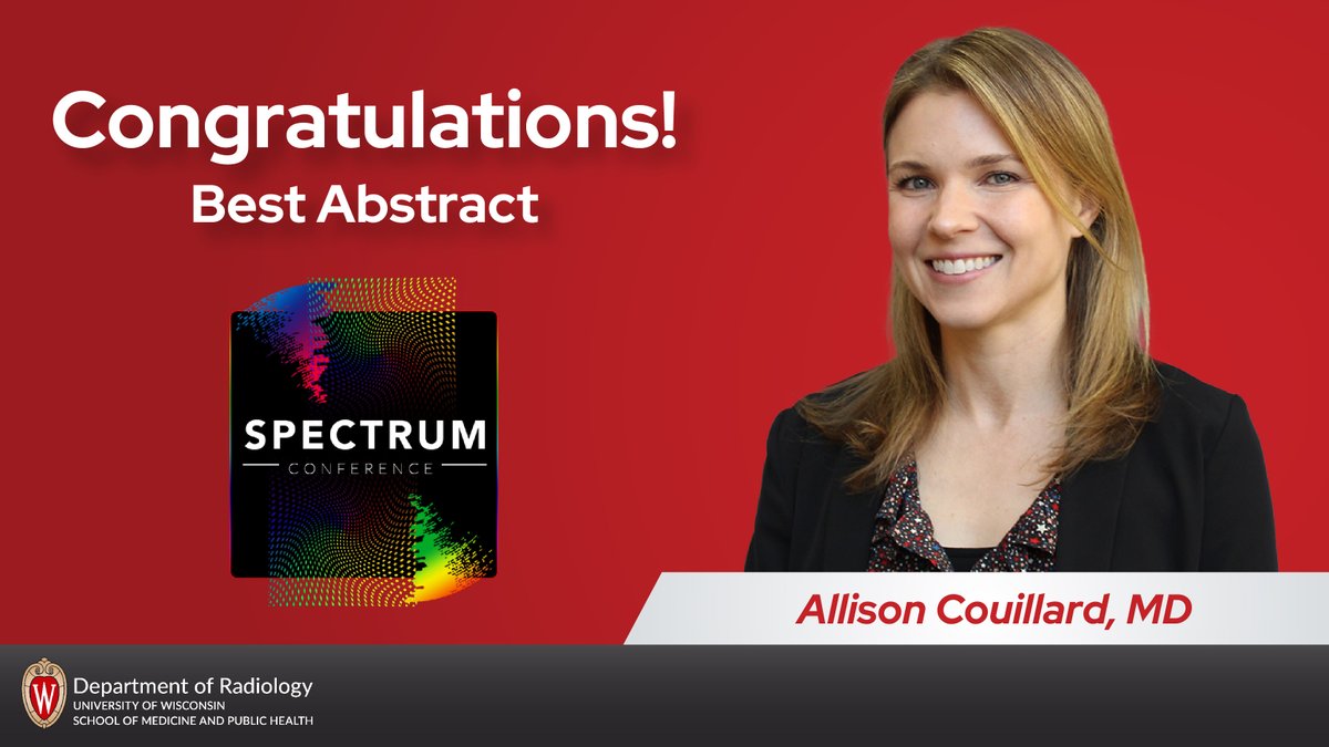 Join us in congratulating Allison Couillard, MD for winning 'Best Abstract' at the Spectrum 2024 Conference! We love seeing our residents' hard work get recognized in the field.