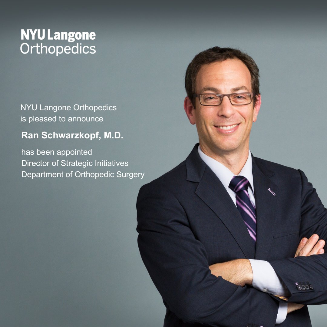 <a href="/MdSchwarzkopf/">Ran Schwarzkopf MD</a> Congratulations!