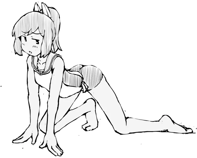 艦これラクガキ、伊401さん 