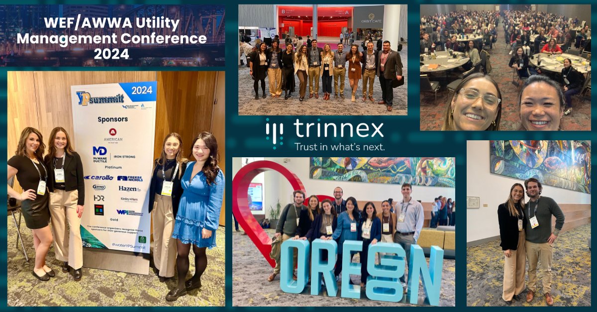 ⭐Last week Trinnex team members attended the #UMC and the #YPSummit. 

💬'I loved being a part of this year's AWWA / WEF YP Summit and UMC. It was inspirational to be a part of the YP leadership team and activate the next generation of young leaders.'-Carolyn

#TrustInWhatsNext