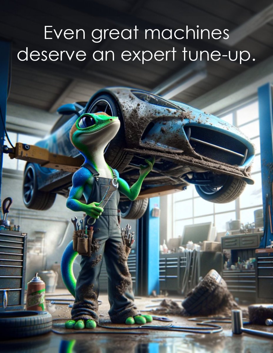 Even the best #Marketing machine can benefit from an expert tune-up.🦎Muddy Gecko specializes in refining and enhancing your marketing strategies, ensuring your team & practices are powered for peak performance. #MarketingExcellence #TechMarketing #DigitalMarketing #BestPractices