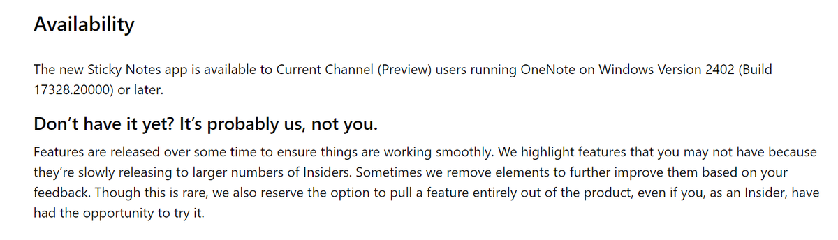 Sticky Notes tweet media