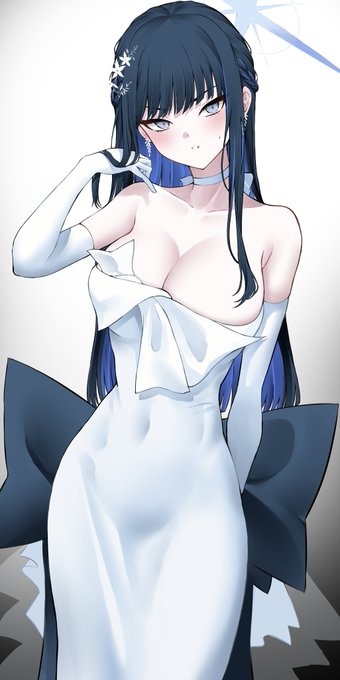 錠前サオリ(ドレス)
#ブルアカ 