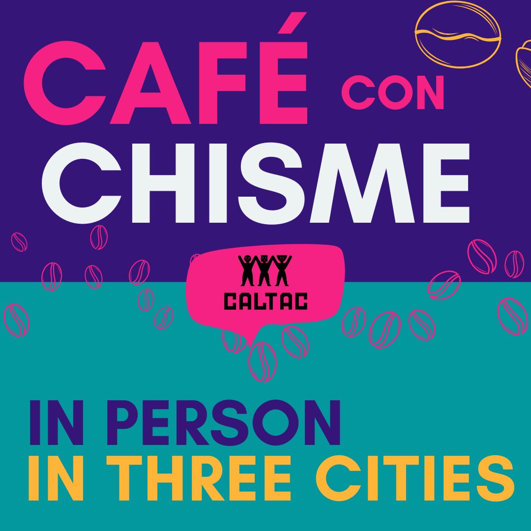 Vancouver, Toronto, & Montreal 📣: We invite you to join us for Café con Chisme on Monday March 18th for a chance to connect with other Latinx theatre artists in Canada! ☕️🩷 🎟️: eventbrite.ca/e/cafe-con-chi… Any questions or comments, email: hola@caltac.ca Nos vemos pronto!