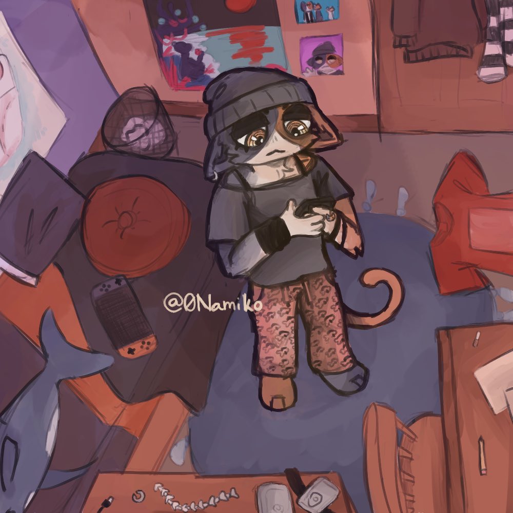 RAHHHHHHHHHHHHHH ( meowskulls room!!!!!! ) really proud of this !!!
