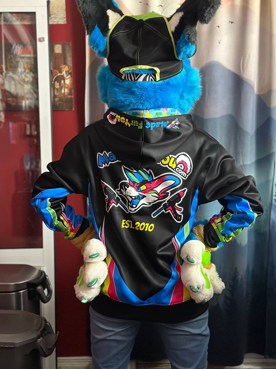 MadeFurYou's tweet photo. Final prototype of the new jacket is in! Will prepare a pre-order page soon with pricing! https://t.co/yXw4hSZ0g7