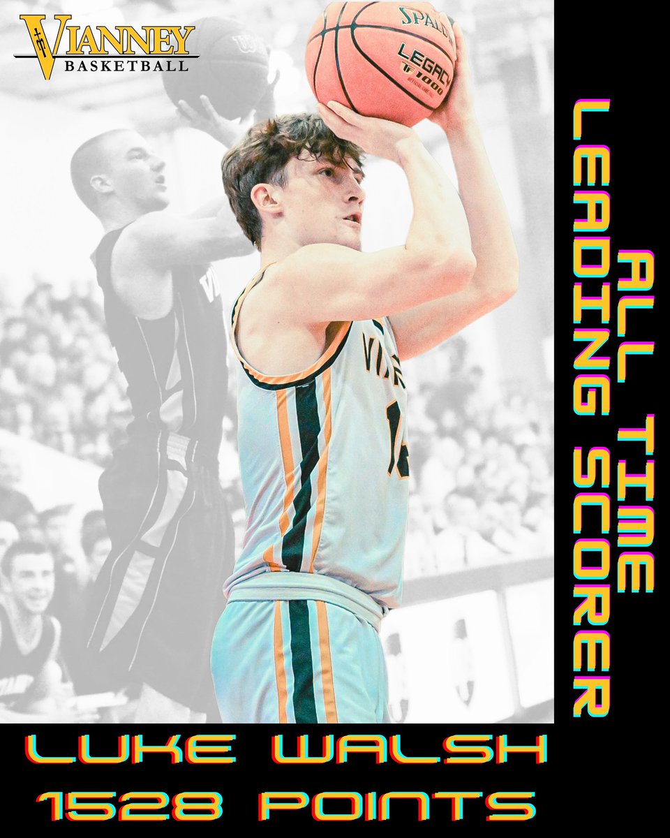 Congratulations <a href="/LukeWalsh1414/">Luke Walsh</a>  Luke is now the all time leading scorer in Vianney basketball history as he passed <a href="/tcoch14/">Tony Cochran</a> with his 22 points tonight in a 79-30 win over SLUH. Congrats Luke!! <a href="/STLhssports/">STLhighschoolsports</a> <a href="/PrepHoopsMO/">Prep Hoops Missouri</a> <a href="/hssportscaravan/">Jim Powers</a>