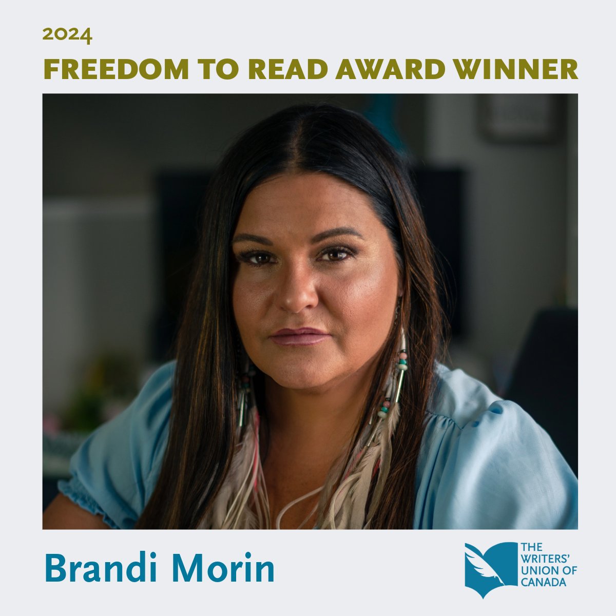 The Writers' Union of Canada is thrilled to announce that author and journalist Brandi Morin <a href="/Songstress28/">Brandi Morin</a> is the recipient of TWUC's 2024 #FreedomToRead Award. Please join us in congratulating Morin &amp; celebrating #FTRweek ✨📖 Read the full press release: bit.ly/3wrPGdb