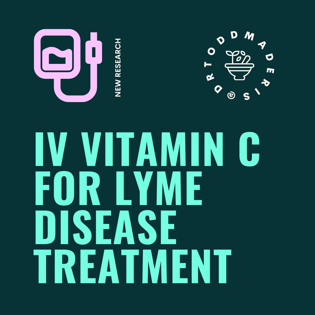 [NEW RESEARCH] IV Vitamin C for Lyme Disease Treatment The treatment for #chronicdisease is woefully inadequate. Currently, there are no available antibiotics that have been developed for #tickborneinfections. All of the antibiotics used for #Lyme disease and co-infections are…