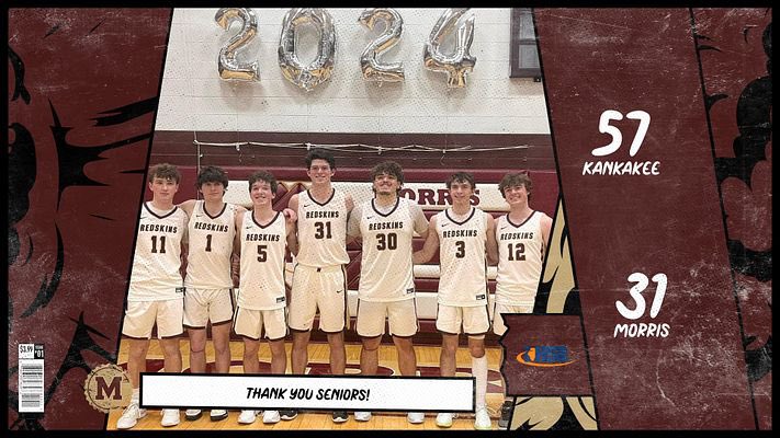 MCHSBkBall's tweet image. Kays led 17-8 1Q, 34-11 H, &amp;amp; 51-19 3Q

Morris finishes the season 16-15, 6-4

Thank you to our seven seniors: 

#11 Joey Vinachi
#1 AJ Zweeres
#5 Charlie Wright
#31 Carter Laudeman
#30 Caleb Stage
#3 Caston Norris
#12 Riley Ahearn