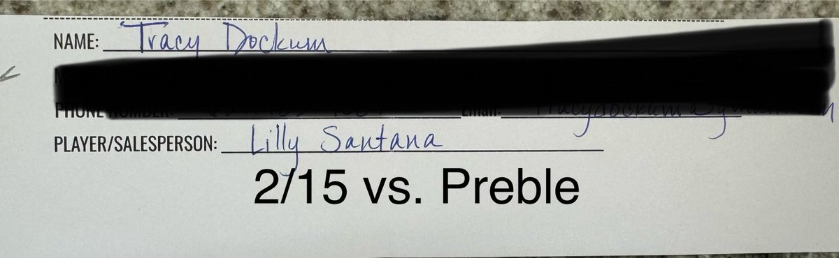 Congratulations to the calendar raffle winner for last week’s Green Bay Preble game