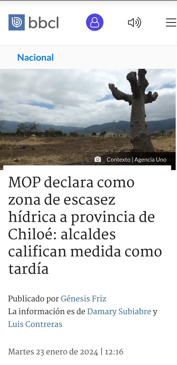 C. Gómez P (@clamargo) on Twitter photo <a href="/Carlos72424037/">Carlos Bonifetti del 38%</a> <a href="/GobiernodeChile/">Gobierno de Chile</a> Estimado. Desde #Chiloé tenganos en consideración. Hoy día , estamos sufriendo este "descalabro". El gobierno ecológico quiere "salvar" al mundo del #CC sin importar
#BuenVivir de las personas. <a href="/Chiloelibredel1/">Chiloe Libre del Saqueo Energético</a> <a href="/MawidaPiwchen/">Mawida Piwchen</a> <a href="/brava_mar/">Salvemos Mar Brava</a> #TransicionJusta <a href="/inddhh/">INDH Chile</a> @ACNURSuramerica <a href="/Carlos72424037/">Carlos Bonifetti del 38%</a> <a href="/GobiernodeChile/">Gobierno de Chile</a> Estimado. Desde #Chiloé tenganos en consideración. Hoy día , estamos sufriendo este "descalabro". El gobierno ecológico quiere "salvar" al mundo del #CC sin importar
#BuenVivir de las personas. <a href="/Chiloelibredel1/">Chiloe Libre del Saqueo Energético</a> <a href="/MawidaPiwchen/">Mawida Piwchen</a> <a href="/brava_mar/">Salvemos Mar Brava</a> #TransicionJusta <a href="/inddhh/">INDH Chile</a> @ACNURSuramerica