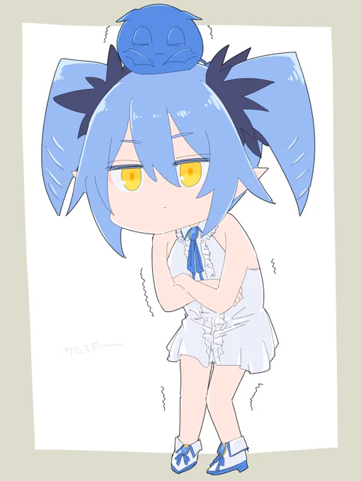 気温差についていけないアクアたま 