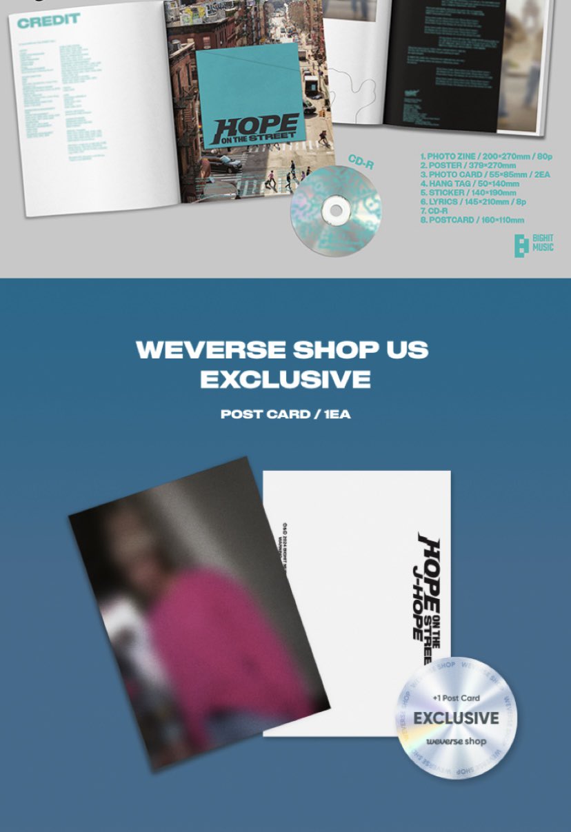 J-HOPE HOPE ON THE STREET weversアメリカ限定 BTS | j-hope (BTS) 'HOPE ON THE STREET VOL.1' (Set)