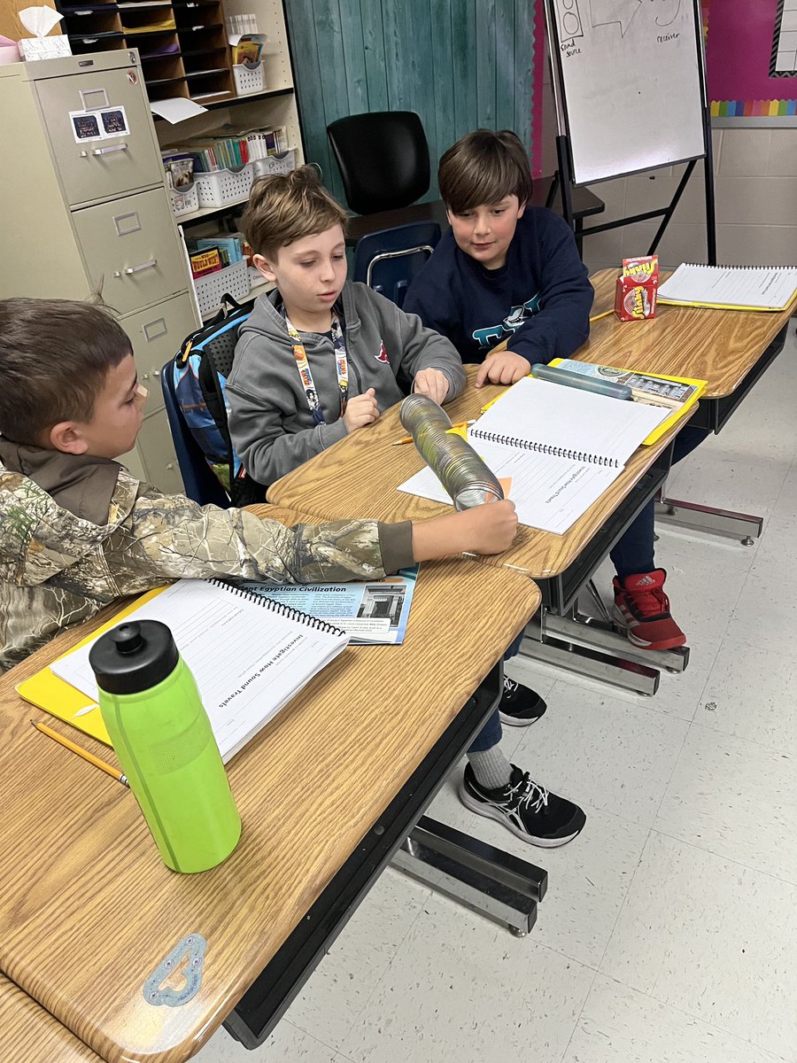 Fourth grade scientist are learning how sound travels through the air! #SCPPS #SCPPSPROUD