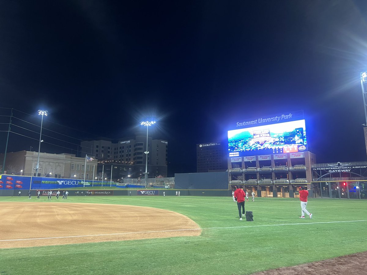 Varsity Baseball at Southwest University Ballpark!! Watch the Silver Foxes take on the Cathedral Fighting Irish!! @viva_lajeff @viva_lajeff @LaJeffFB @EPISDathletics @SilverFoxSport1