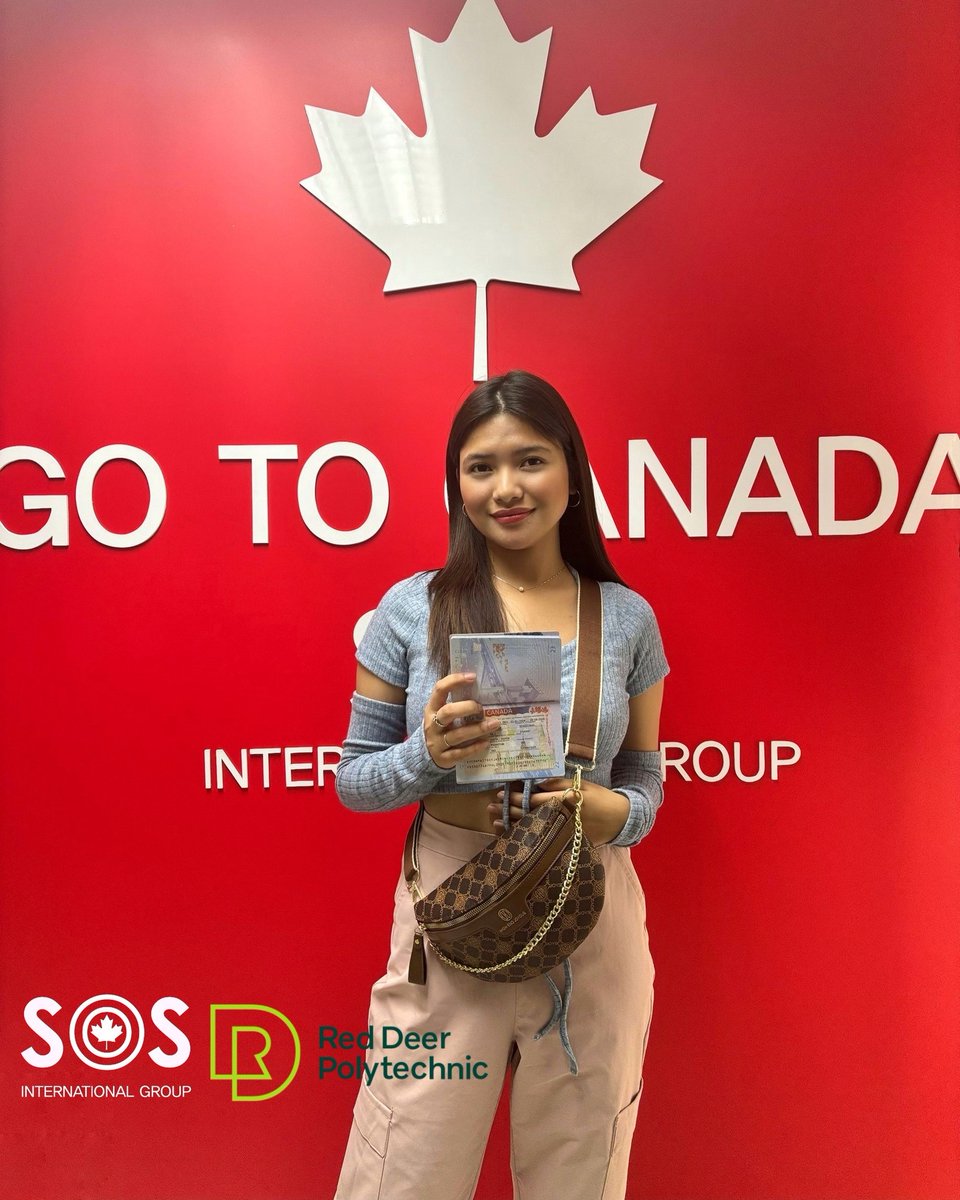 SOSPhilippines's tweet image. Jasmin is set to commence her journey in pursuing a business diploma at Red Deer Polytechnic. Wishing you a safe and triumphant journey ahead! 

Book your consultation here: bit.ly/inquiryform_SOS

#SOSCanadaPhilippineTeam #RDP #reddeerpolytechnic #visaapproved