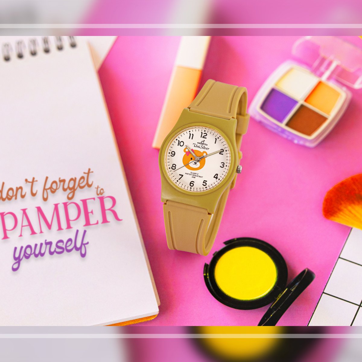 UnisilverTime's tweet photo. Give yourself permission to unwind and recharge with some well-deserved pampering.⌚️🛍💖
𝙎𝙝𝙤𝙥 𝙩𝙝𝙞𝙨 𝙬𝙖𝙩𝙘𝙝:
Shopee → https://t.co/JQMCpW3Lkt
.
.
.
⌚ KW5027-2001
⌚ #PamperDay
⌚ #UniSilverTIME
⌚ #UniSilver
⌚ #Timepieces
⌚ #Watch
⌚ #Time https://t.co/L8WJL8Qqkz