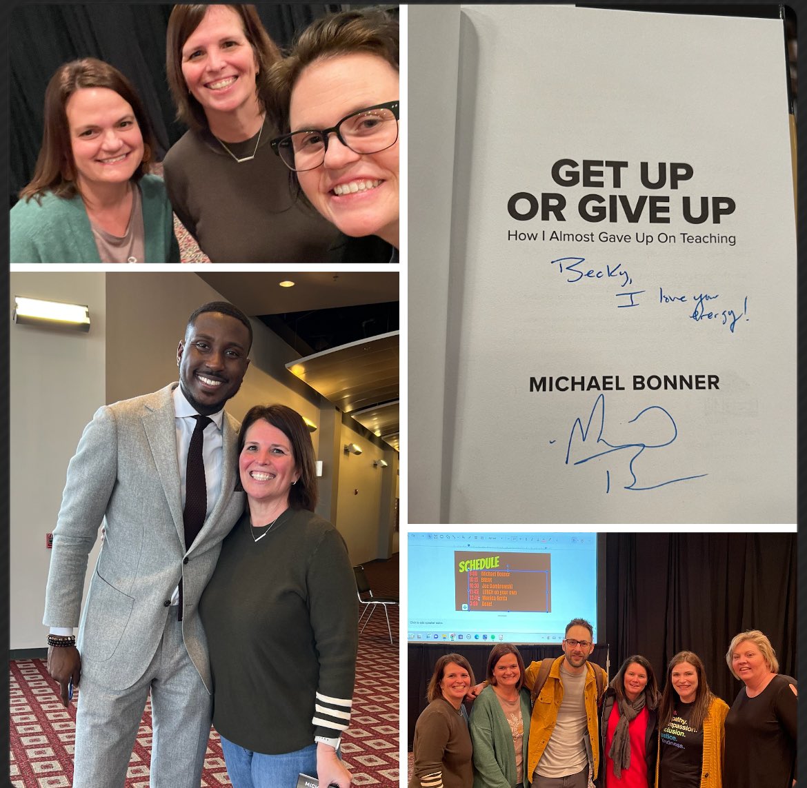 Fantastic day at the Positivity, Energy and Purpose Conference listening to Michael Bonner, Joe Dombrowski and Monica Genta. #RedBud132 #PEPCon2024