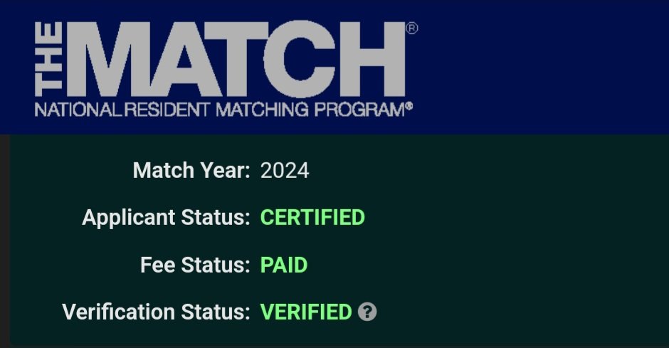 Jumping on this bandwagon, the hard part about making my list was for the best reason. I am so happy and grateful for my options. I can't wait to see where my friends and I end up! #Match2024 #futureradres #IRad