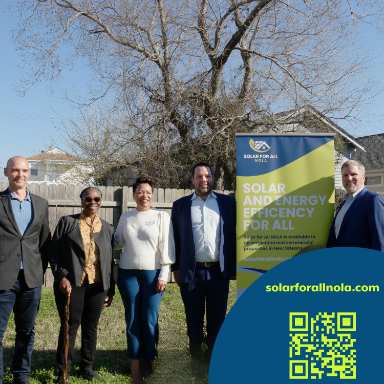 PosiGen was proud to be part of the relaunch of the Solar for All NOLA program today. A special thanks to @mayorcantrell, @resilient_nola, @solaralt, @gnofoundation and Katherine Prevost of Bunny Friend Neighborhood Association for their continuous collaboration and support!