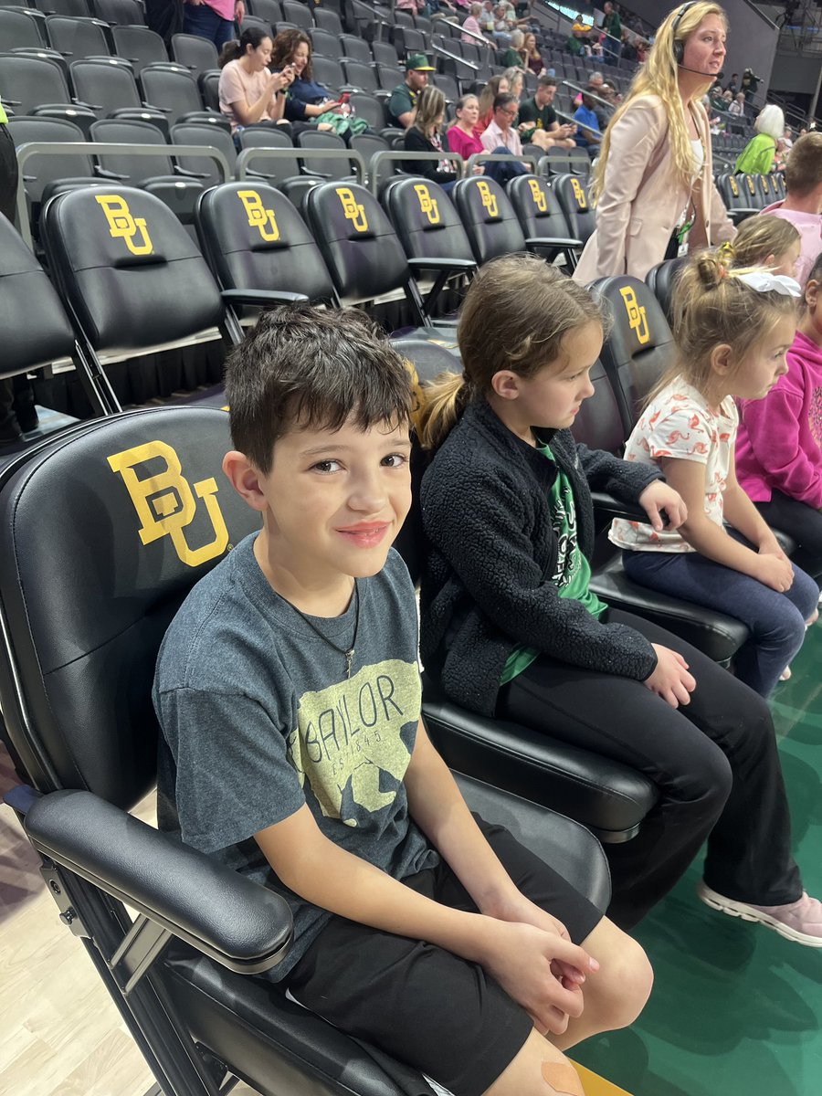 On our way to cheer on the <a href="/BaylorWBB/">Baylor Women's Basketball</a> tonight! #sicem #greaterthan #baylorbears