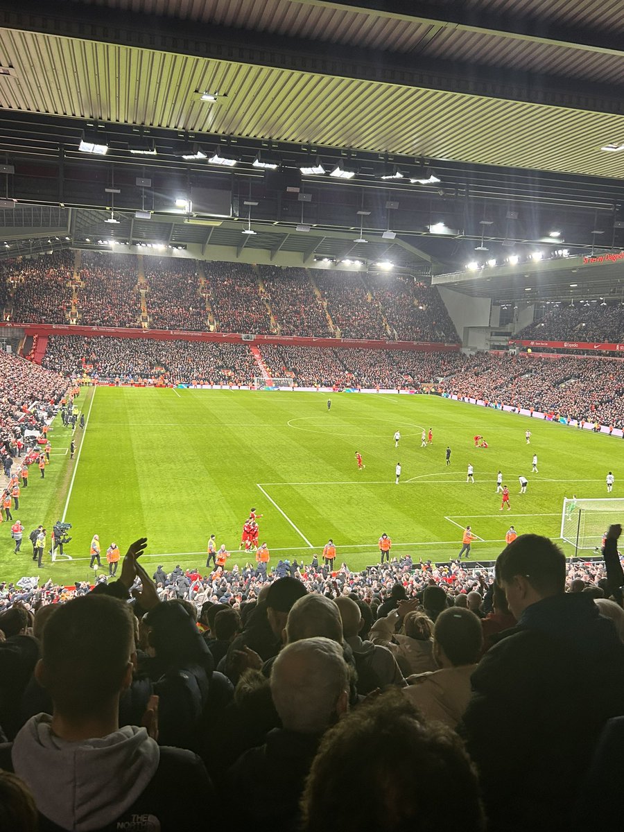 The second half was just about worth the 3 hours on the M6 👏. Next stop… Wembley #YNWA