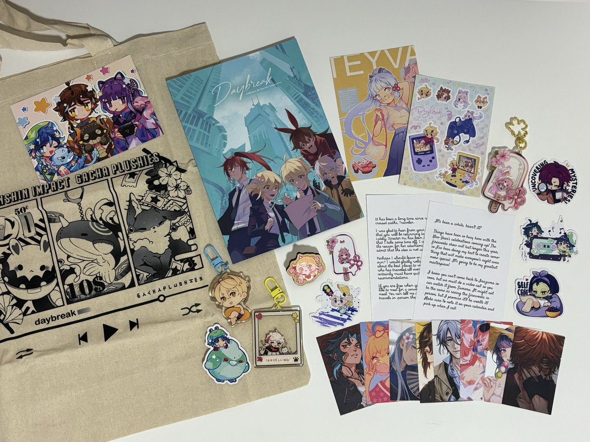 thais / itsclowreedsfault (@clowreedsfault) on Twitter photo My <a href="/GenshinFanzine/">Daybreak Zine Vol 2 @ Leftovers Period!</a> contributor bundle arrived today and Iโm in love!!
Volume 2 turned out just as lovely as Volume 1, thank you so much to the mods for having me again!! ๐ My <a href="/GenshinFanzine/">Daybreak Zine Vol 2 @ Leftovers Period!</a> contributor bundle arrived today and Iโm in love!!
Volume 2 turned out just as lovely as Volume 1, thank you so much to the mods for having me again!! ๐