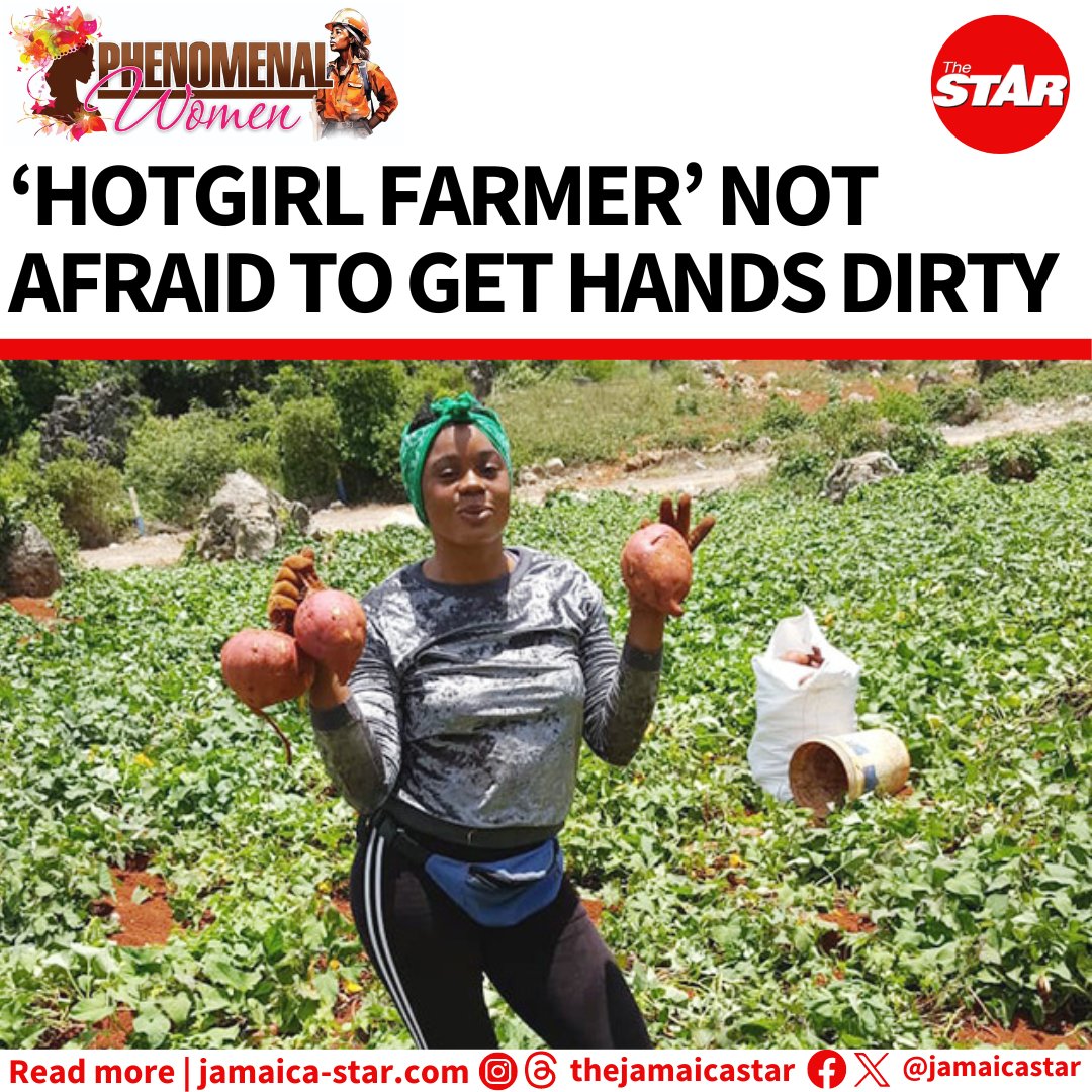 jamaicastar's tweet photo. #StarFeature: In a bold fusion of traditional grit and contemporary flair, Ieasha Johnson emerges as a beacon of empowerment. Johnson champions the notion that femininity knows no bounds, inspiring females to dive head first into the realm of agriculture.
https://t.co/ri6nqVjZmS https://t.co/aWFN7c6RdL