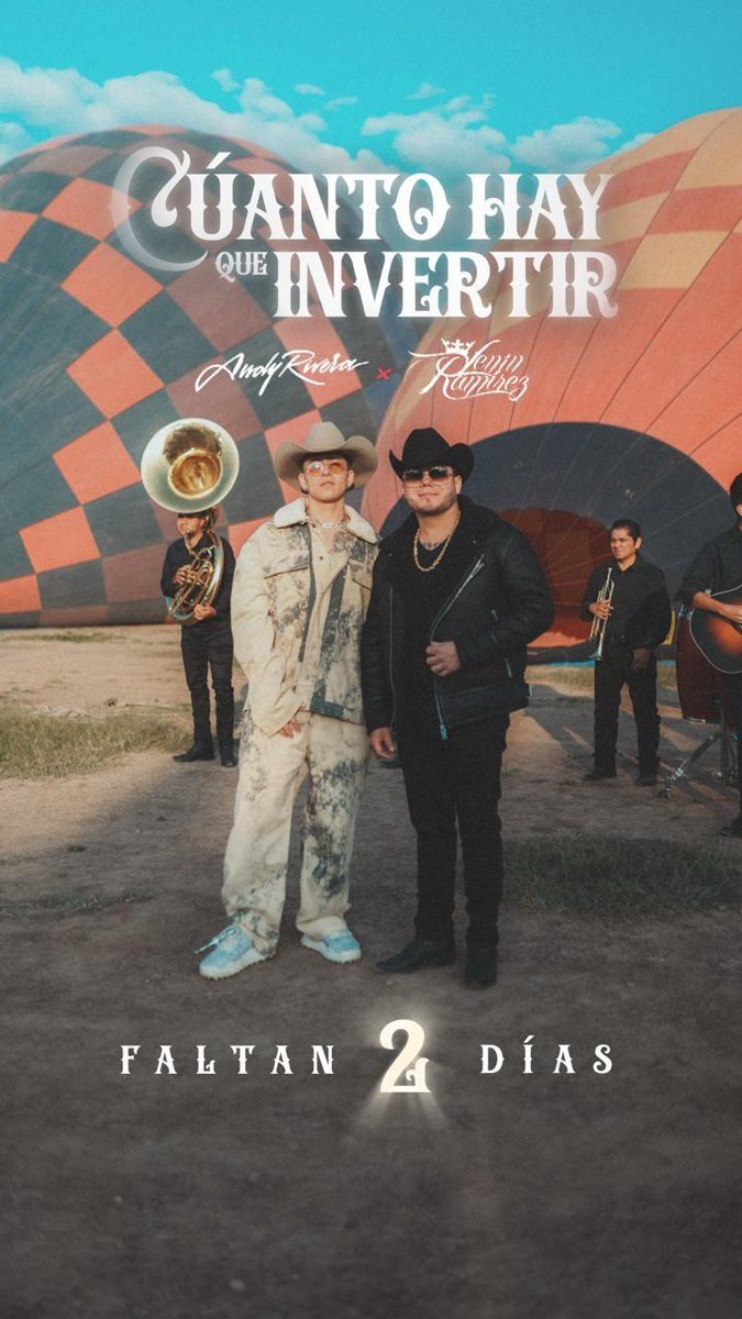 AndreaBena10's tweet photo. Faltan 2 días para el lanzamiento oficial de lo nuevo de Andy Rivera FT Lenin Ramirez pendientes este viernes 🔥🔥 https://t.co/eTlPGLFC1n