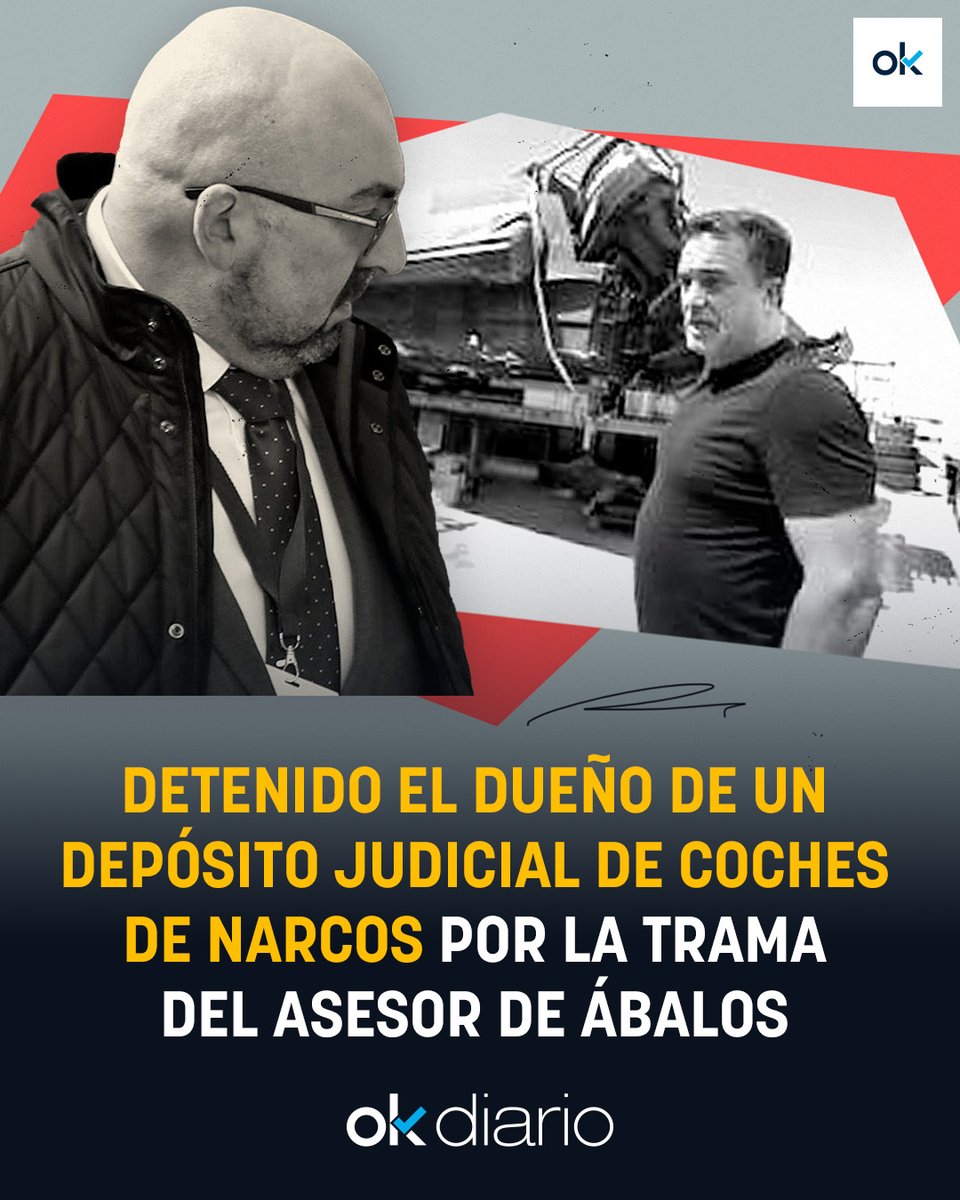 okdiario's tweet photo. 📝 Estas son las noticias más destacadas del miércoles 21 de febrero:

🚨 𝐃𝐞𝐭𝐞𝐧𝐢𝐝𝐨 𝐮𝐧 𝐚𝐲𝐮𝐝𝐚𝐧𝐭𝐞 𝐝𝐞 𝐀́𝐛𝐚𝐥𝐨𝐬 𝐩𝐨𝐫 𝐜𝐨𝐛𝐫𝐚𝐫 𝐜𝐨𝐦𝐢𝐬𝐢𝐨𝐧𝐞𝐬 𝐢𝐥𝐞𝐠𝐚𝐥𝐞𝐬 𝐜𝐨𝐧 𝐥𝐚𝐬 𝐦𝐚𝐬𝐜𝐚𝐫𝐢𝐥𝐥𝐚𝐬 𝐝𝐞𝐥 𝐜𝐨𝐯𝐢𝐝

🚔𝐃𝐞𝐭𝐞𝐧𝐢𝐝𝐨 𝐞𝐥 𝐝𝐮𝐞𝐧̃𝐨 𝐝𝐞 𝐮𝐧 𝐝𝐞𝐩𝐨́𝐬𝐢𝐭𝐨 𝐣𝐮𝐝𝐢𝐜𝐢𝐚𝐥 𝐝𝐞 𝐜𝐨𝐜𝐡𝐞𝐬 𝐝𝐞 𝐧𝐚𝐫𝐜𝐨𝐬 𝐩𝐨𝐫 𝐥𝐚 𝐭𝐫𝐚𝐦𝐚 𝐝𝐞𝐥 𝐚𝐬𝐞𝐬𝐨𝐫 𝐝𝐞 𝐀́𝐛𝐚𝐥𝐨𝐬

❌ 𝐒𝐚́𝐧𝐜𝐡𝐞𝐳 𝐧𝐢𝐞𝐠𝐚 𝐪𝐮𝐞 𝐭𝐮𝐯𝐢𝐞𝐫𝐚 𝐢𝐧𝐟𝐨𝐫𝐦𝐚𝐜𝐢𝐨́𝐧 𝐝𝐞 𝐥𝐚 𝐭𝐫𝐚𝐦𝐚 𝐝𝐞 𝐥𝐚𝐬 𝐦𝐚𝐬𝐜𝐚𝐫𝐢𝐥𝐥𝐚𝐬 𝐜𝐮𝐚𝐧𝐝𝐨 𝐝𝐞𝐬𝐭𝐢𝐭𝐮𝐲𝐨́ 𝐚 𝐀́𝐛𝐚𝐥𝐨𝐬

🚜 𝐋𝐨𝐬 𝐚𝐠𝐫𝐢𝐜𝐮𝐥𝐭𝐨𝐫𝐞𝐬 𝐜𝐨𝐥𝐚𝐩𝐬𝐚𝐧 𝐌𝐚𝐝𝐫𝐢𝐝 𝐲 𝐜𝐨𝐫𝐭𝐚𝐧 𝐥𝐚 𝐏𝐮𝐞𝐫𝐭𝐚 𝐝𝐞 𝐀𝐥𝐜𝐚𝐥𝐚́: «𝐍𝐨 𝐧𝐨𝐬 𝐦𝐨𝐯𝐞𝐫𝐞𝐦𝐨𝐬 𝐝𝐞 𝐚𝐪𝐮𝐢́»

📲 ¡Síguenos para no perderte las noticias que nadie se atreve a contar!

🖥️ https://t.co/QsRVuAAwMZ