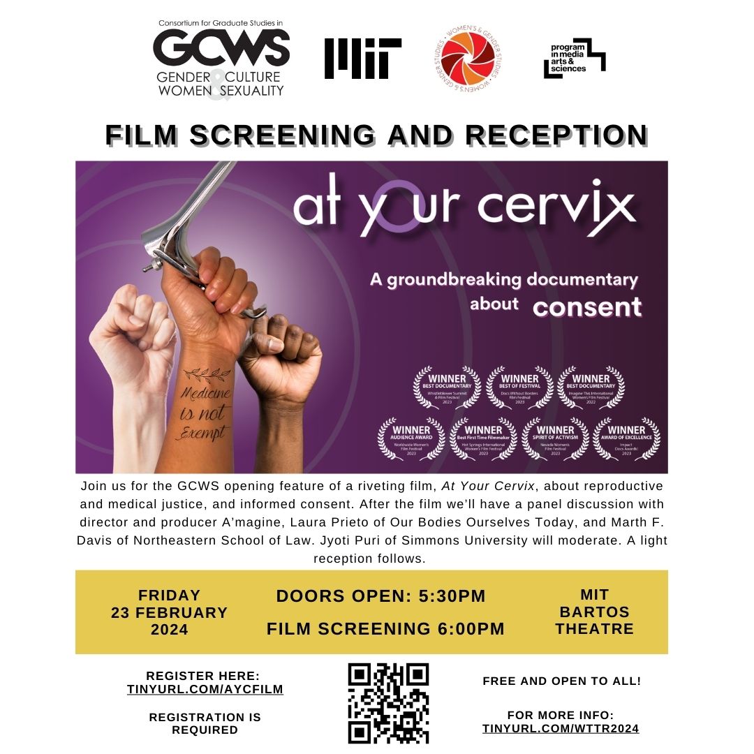 Have you seen the panel lineup for the discussion after the screening of At Your Cervix on 2/23?  We've @AmagineNation, @MarthaFDavis of @NUSL , and Laura Prieto of @oboshealth.  A few tixs are left. Don't miss this night!

tinyurl.com/AYCFilm
