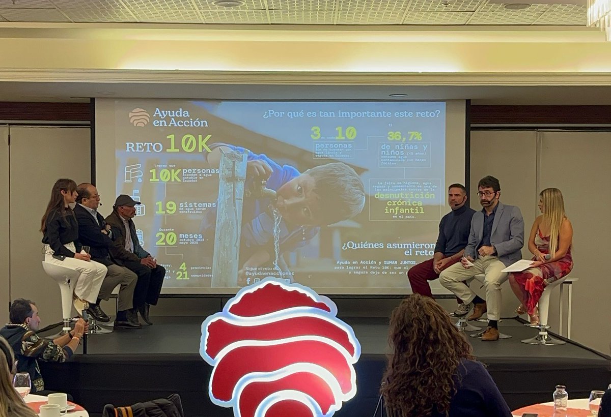 ayudaenaccionec's tweet photo. Con Sumar Juntos emprendemos el #Reto10k para que 10mil personas tengan agua potable en Ecuador, a través de 19 sistemas de agua potable en 21 comunidades rurales de #Azuay, #Carchi, #Cotopaxi y #MoronaSantiago en un plazo de 20 meses. https://t.co/gWvigVNkBo
