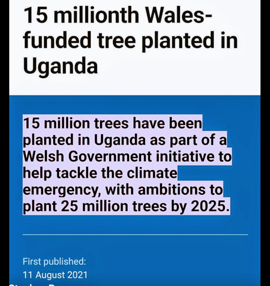 Ask them both if they intend to plant more trees in Uganda...
#WalesLive