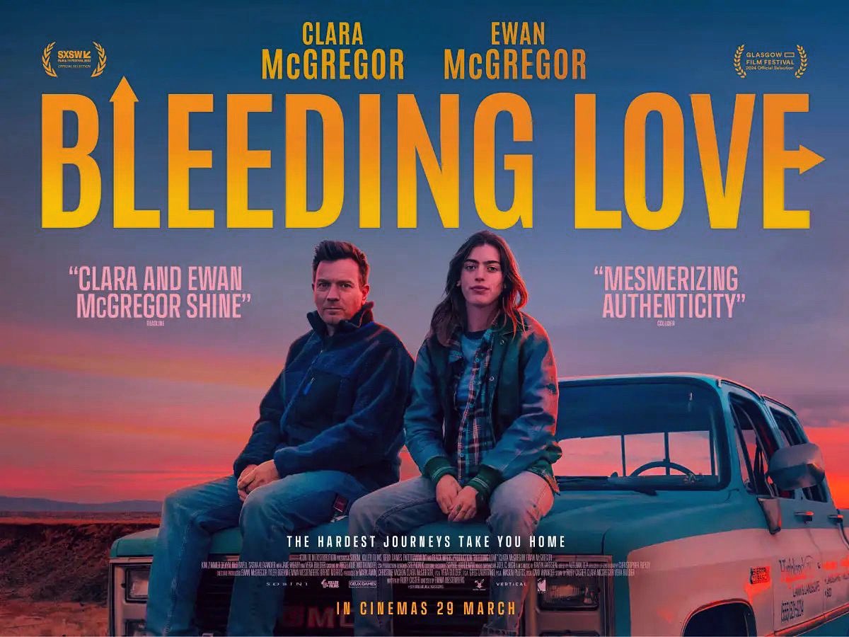 “Bleeding Love” is out on streaming 📺 Starring Ewan McGregor and @ClaraMcgregor as they tell the story of a father-daughter road-trip as they navigate their complex relationship. Rent or buy it today in @amazon and @AppleTV #FilmedinNM