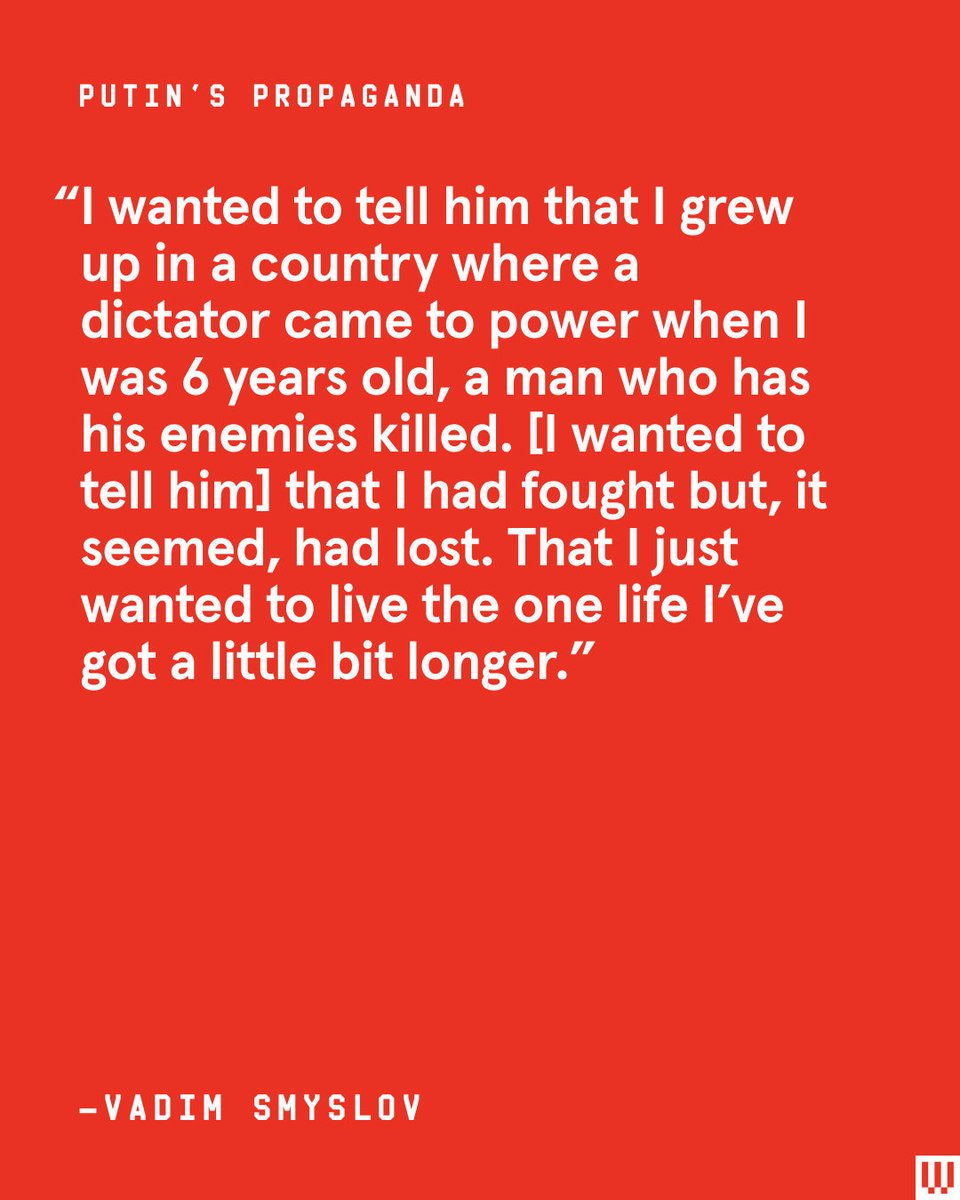 When Russia went to war, Russian journalist Vadim Smyslov was faced with a tough choice: Flee to a world where the truth might kill him—or seek peace in censored oblivion. Head to WIRED.com to read the full firsthand account.