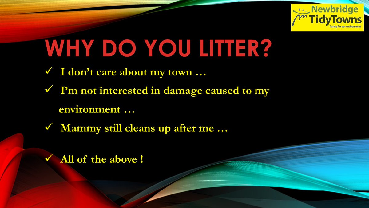 TTNewbridge's tweet photo. It can be difficult to deter folks from #littering please don’t throw YOUR litter on the street – place it in the litter bin.

It's NOT too difficult to prevent #Litter in our parks &amp; public spaces.

#PickAPatch https://t.co/nwJhZrncpY