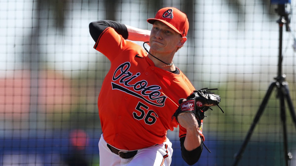 Seth Johnson kept his distance during his first big league camp with the #Orioles.

But the righty is looking to make some noise this year and maybe force his way onto the Opening Day roster: atmlb.com/3UJnGvC