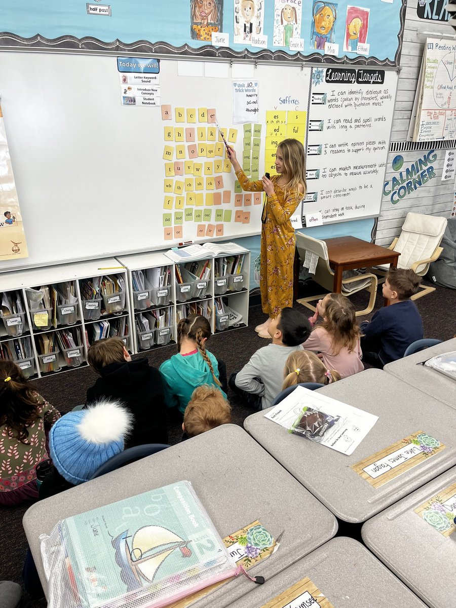 Students love getting to be the sound drill leader!