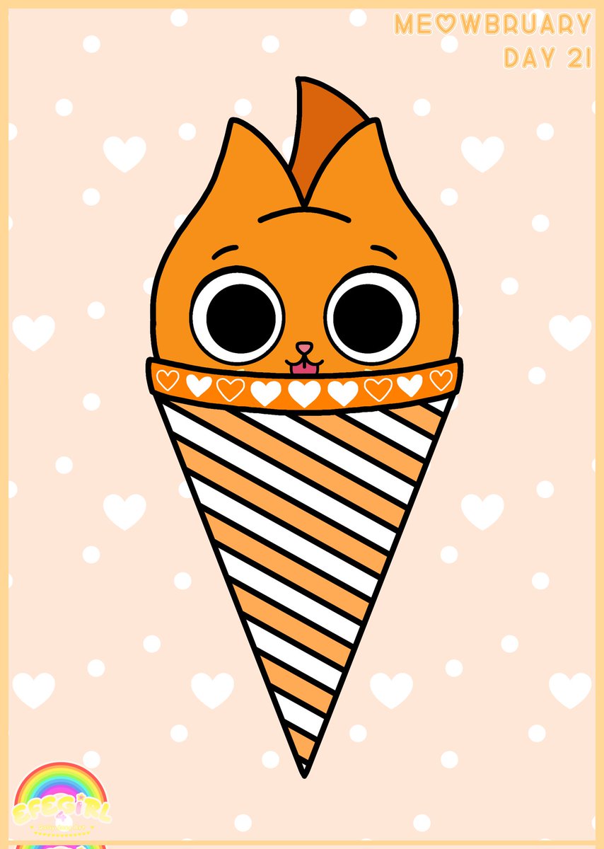 cutemanray's tweet photo. 😺 Meowbruary 😺 Day 21 😺
🍦🍦🍦Ice Cream Hazel🧡🧡🧡
♡
♡
♡
♡
Tagz
#PikwikPack #PikwikPackHazel #HazeltheCat #Meowbruary #Day21 #February2024 #february #fanart #icecream https://t.co/UgVtrZ2aZn