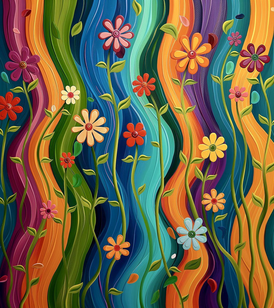 Joyful Whimsicality

#PromptShare #abstractart #Flowers #LoveIsBlind #GenAI 

#midjourney prompt: a painting with colorful, flowing flowers, in the style of bold colorful lines, joyful whimsicality, felicia simion, colorful woodcarvings, happy expressionism, marguerite…