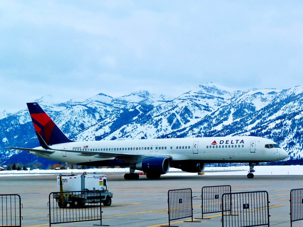 Delta 307 - the daily 757 from Atlanta to Jackson Hole. 307 is also Wyoming’s area code.