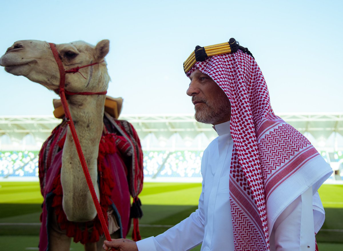 Bilic in traditional Saudi Clothing 💙 #TheDayWeStarted #EstablishmentDay