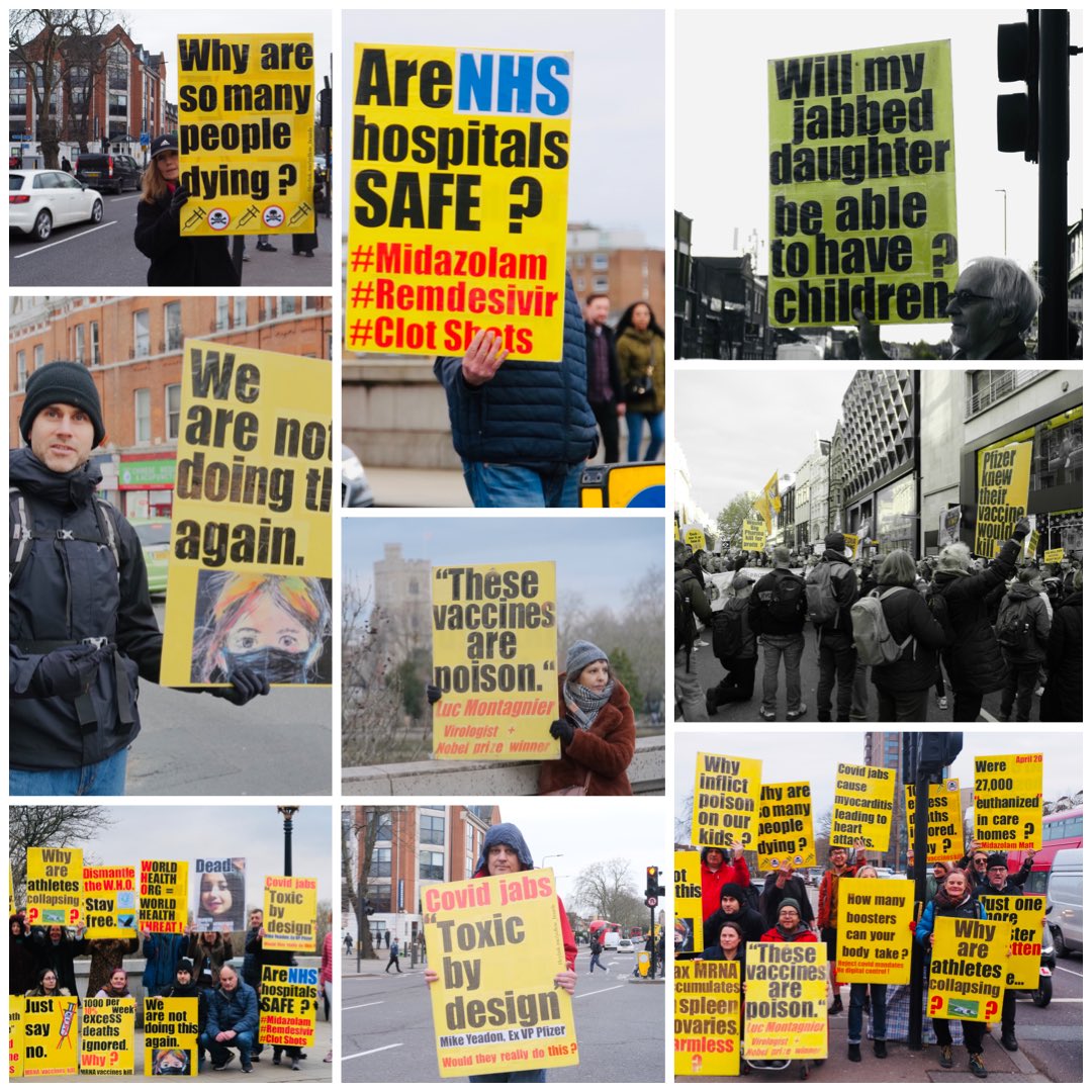 #yellowboards #outreach #yellowboardarmy #london  #juststopjabbing #truthbetold #jabjustice #exitthewho #londonpics #peopleforthepeople #excessdeaths #putneybridge