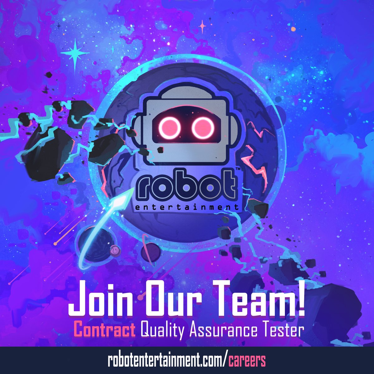 RobotEnt's tweet image. We are on the lookout to hire a local QA Tester to join the growing team at Robot Entertainment!
For those looking to apply, please visit our website here:
🔗robotentertainment.com/careers