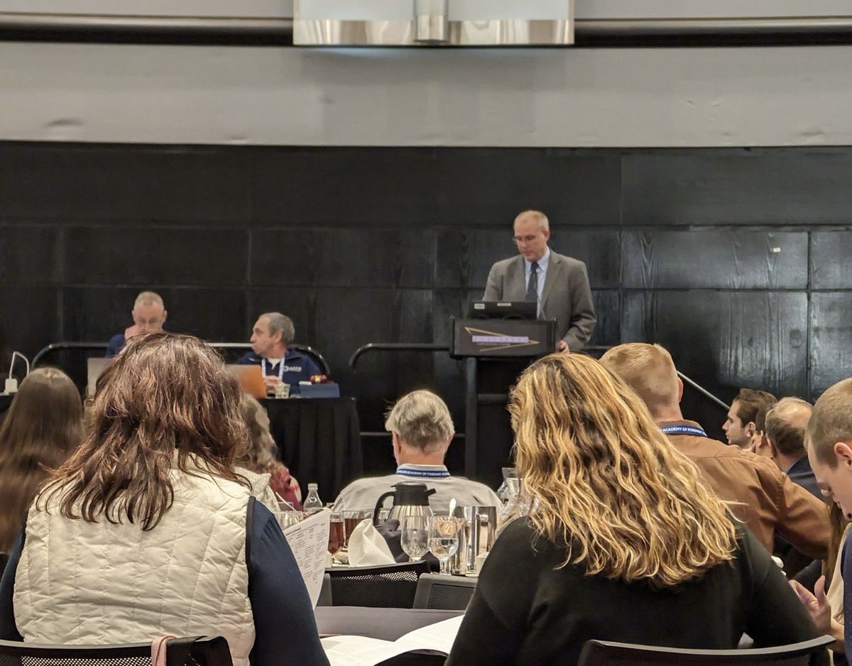 CFSO was pleased to present to <a href="/The_AAFS/">American Academy of Forensic Sciences</a> on Monday night &amp; criminalistics section today! Advocating for the needs of practitioners with Congress &amp; Fed agencies advances practice &amp; standards of forensic science. Presentation to AAFS now posted on web thecfso.org